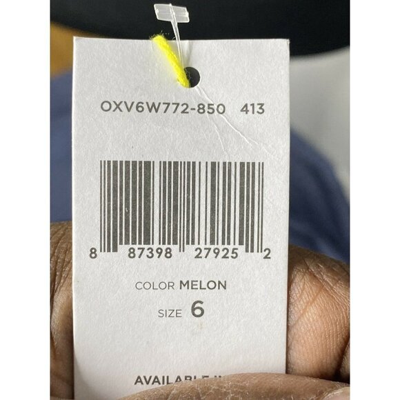 NWT BCBGeneration‎ Womens 6 Melon One Shoulder Ruff - Picture 6 of 8